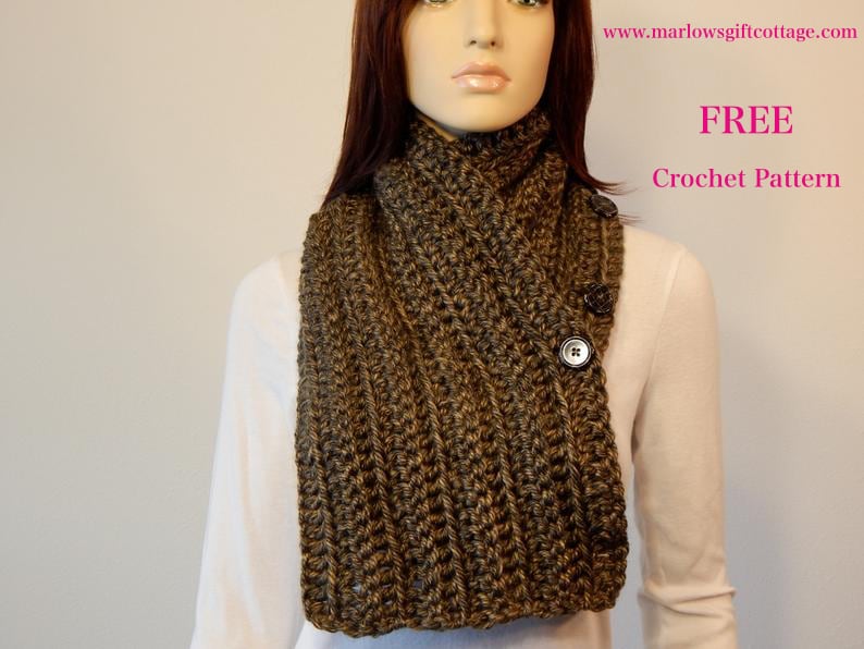 Free crochet pattern for easy scarf pattern