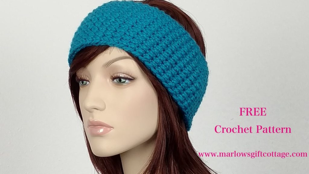 Easy crochet ear warmer pattern for beginner