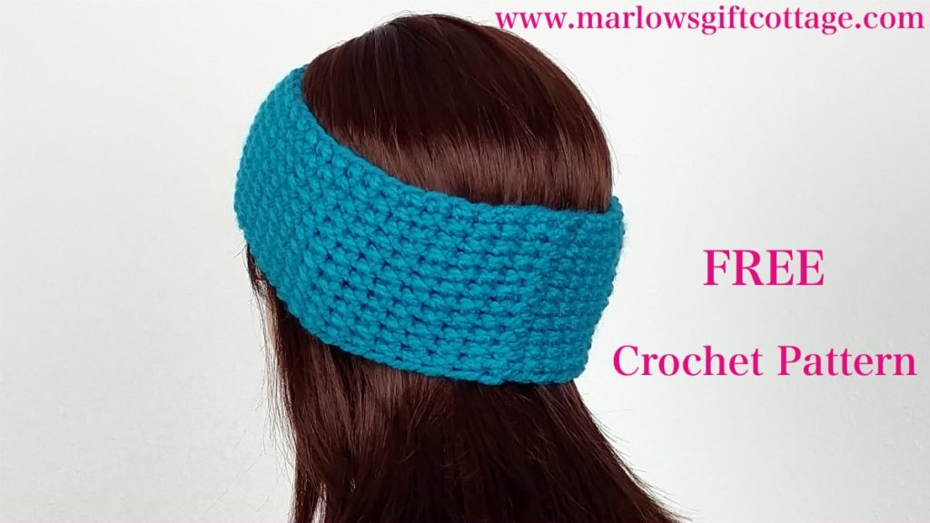 Easy crochet ear warmer pattern for beginner