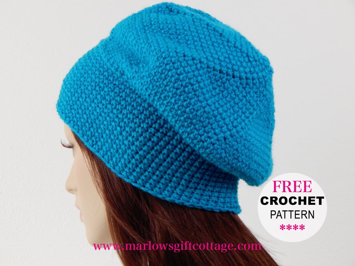 Read more about the article The Beret Slouch Beanie Crochet Pattern