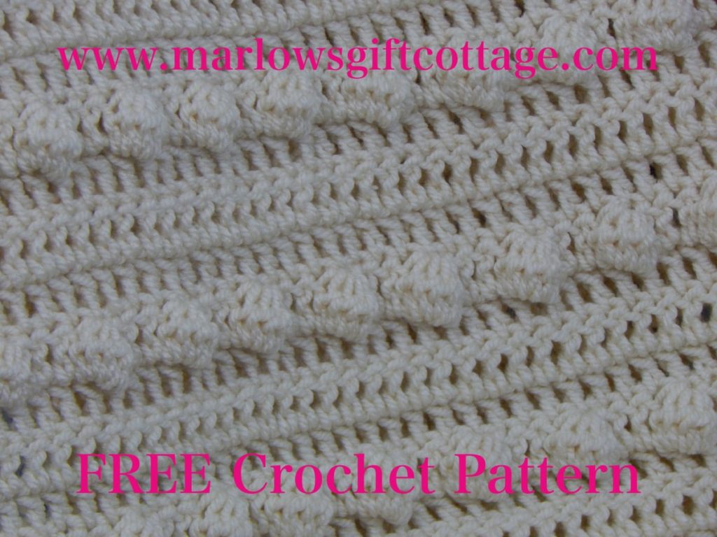 Easy crochet baby blanket for beginner