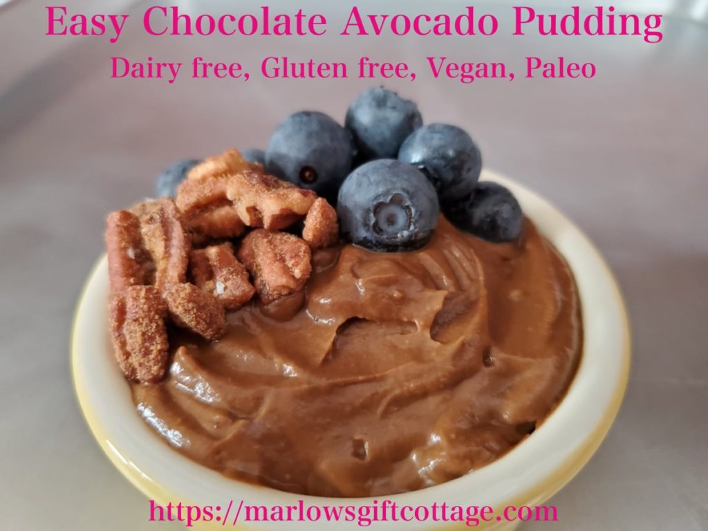 Easy Chocolate Avocado Pudding Recipe,Dairy-free Pudding Recipe, Gluten-free, Vegan, Coconut Milk, Cacao Powder, Vegan Chocolate Dessert, Allergy-friendly recipe, Dairy-free dessert, Coconut Oil, Healthy Dessert, Avocado Recipe, Paleo