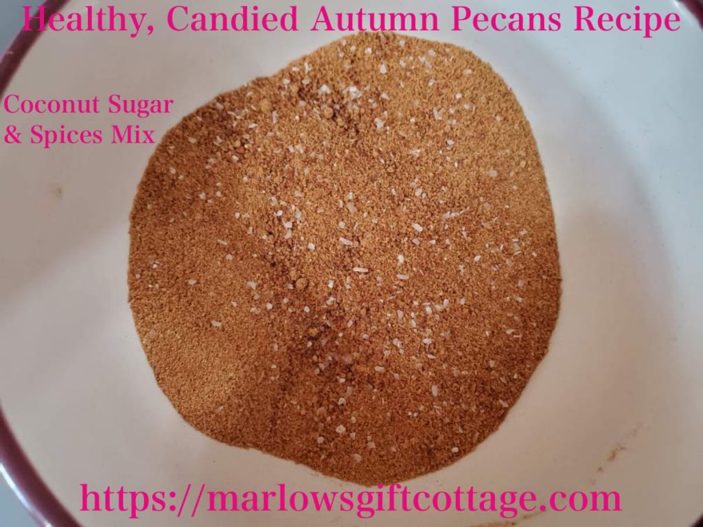 Healthy Candied Autumn Pecans Recipe Vegan, Dairy-free, Gluten-free, Allergy-friendly snack