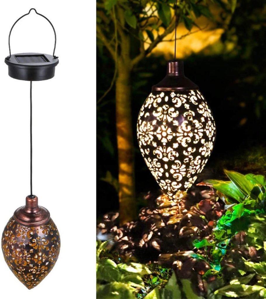 Romantic Outdoor Lighting Decor Found On Etsy SpectacularSpace Solar Lantern