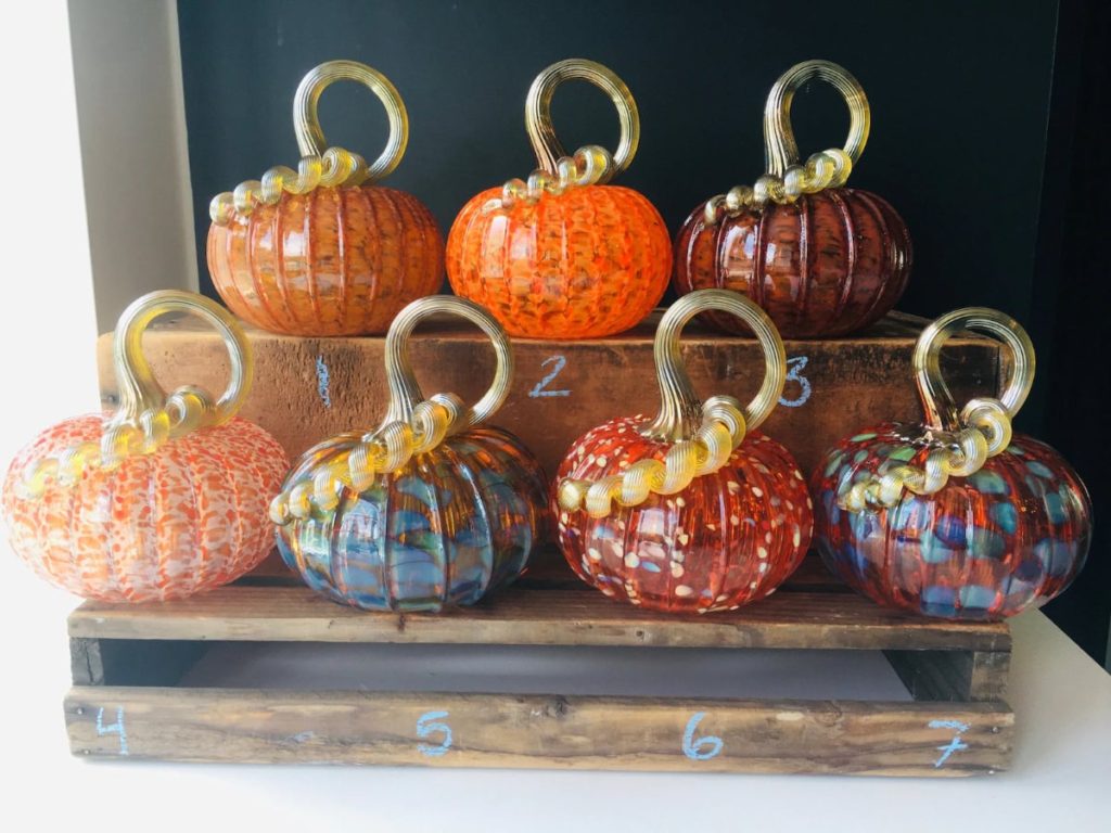 Explore All The Fun Pumpkin Decorations On Etsy for Pumpkin Season vesselstudioglass